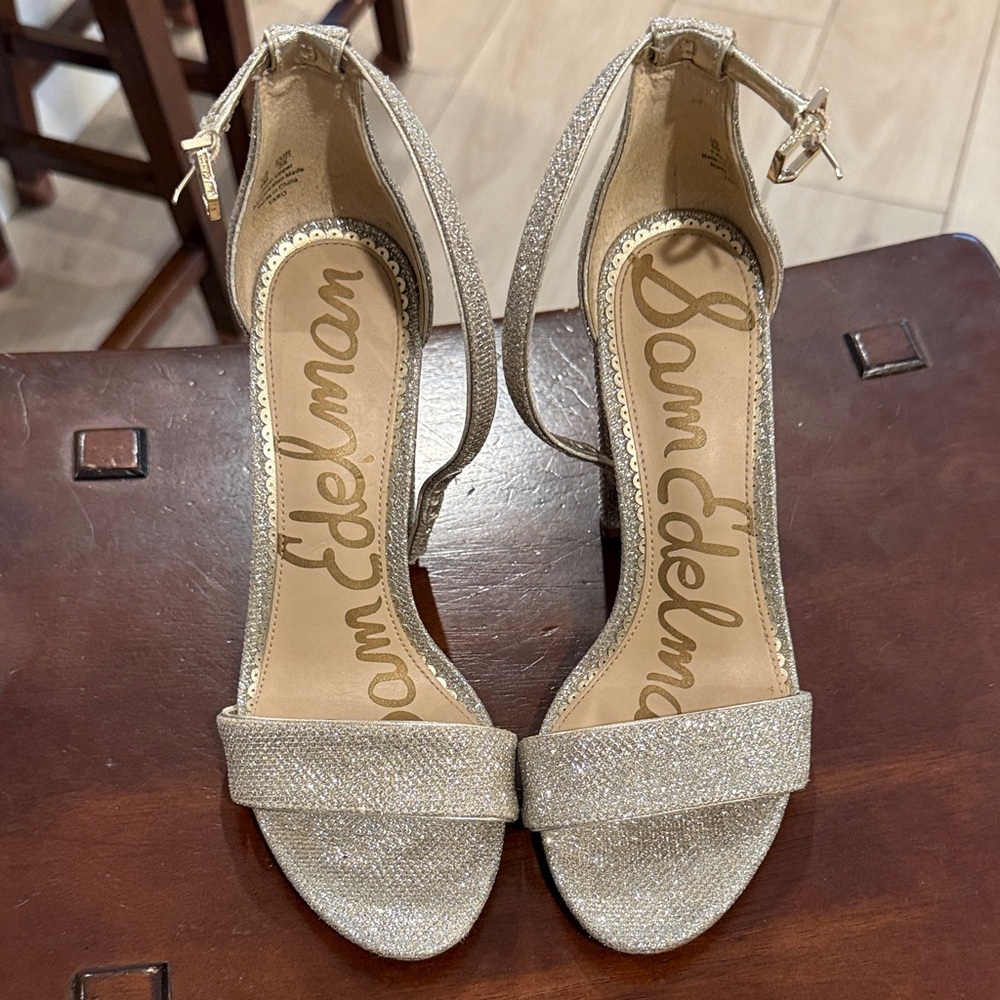Sam Edelman Glittering Gold Heels